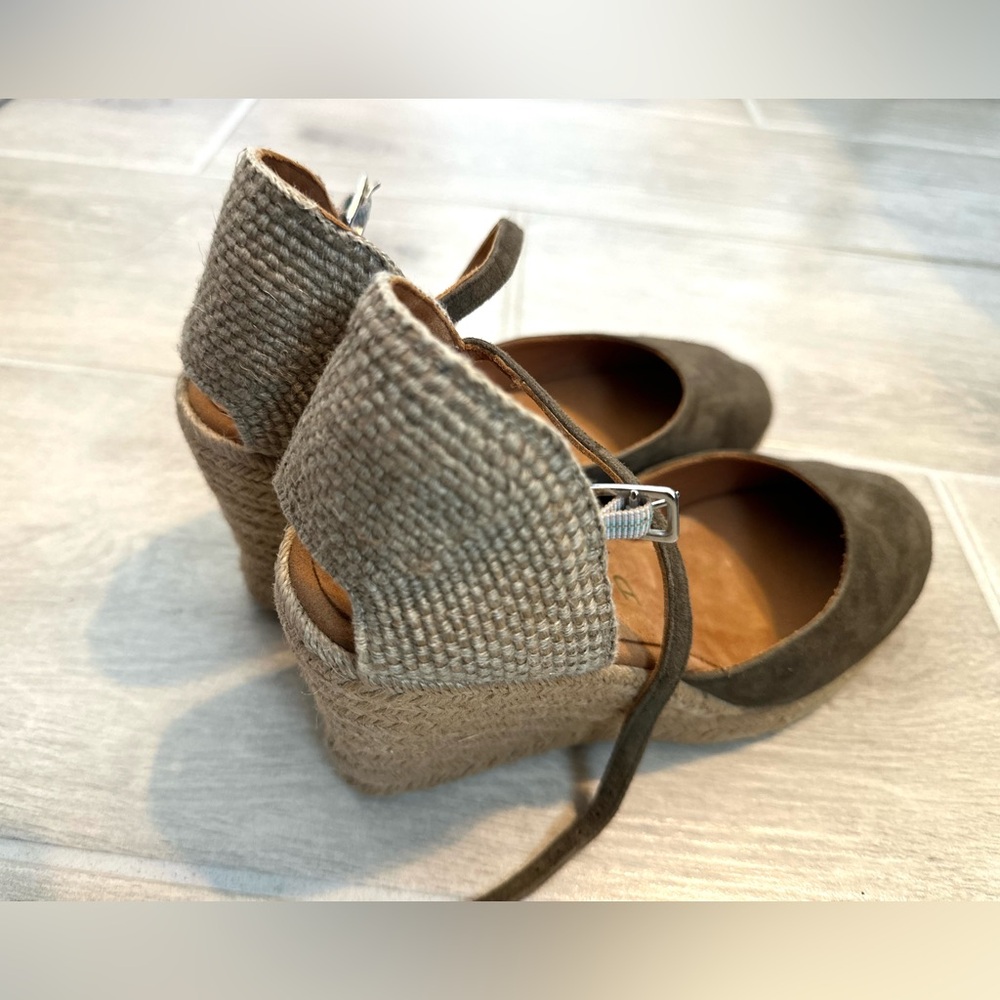 New UNISA Size 38 High Wedge Espadrille Made In Spain - Picture 2 of 4